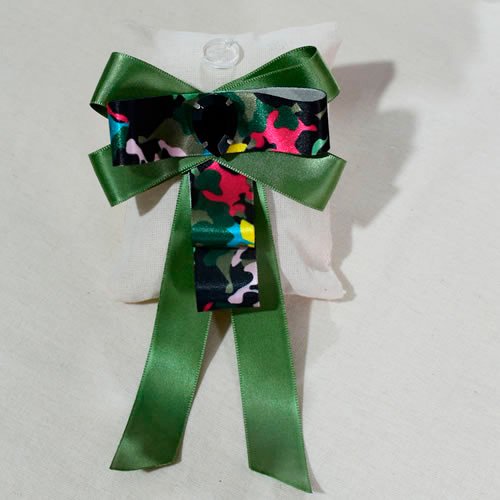 Moño victoriano Camuflaje Chic - Imagen 2