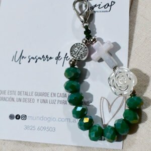 Charm Susurro de Fe Verde