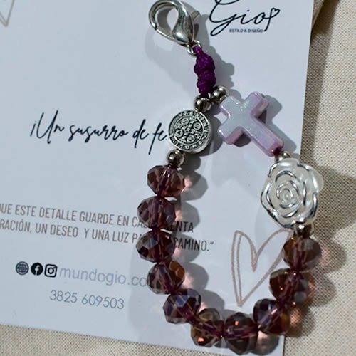 Charm Susurro de Fe Malva - Imagen 2