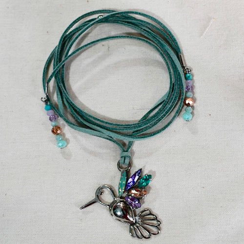 Choker Colibrí con caída - Imagen 3