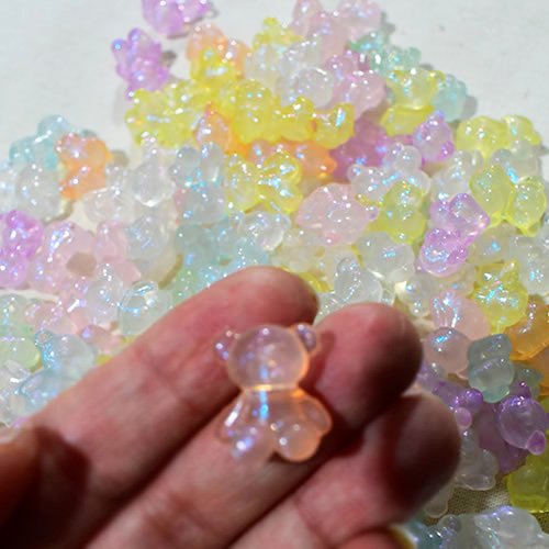 Ositos luminiscentes con glitter X8u