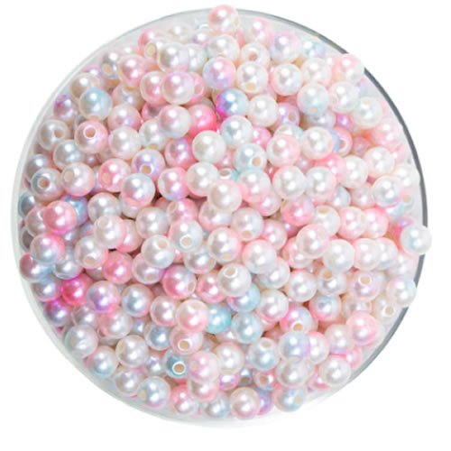 Perlas Bicolor 6mm 10g - Imagen 2